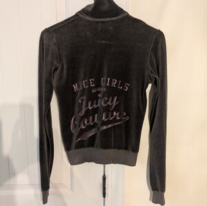Vintage Y2K Juicy Couture Velour Brown ' Nice Girls Wear Juicy Couture "